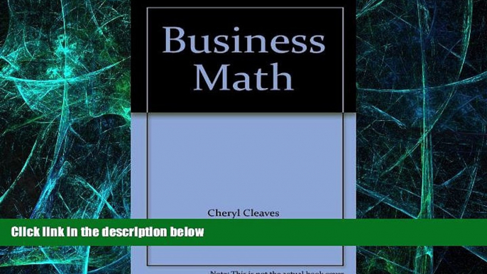 Big Deals  Business Math  Best Seller Books Most Wanted