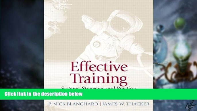 Big Deals  Effective Training (5th Edition)  Free Full Read Most Wanted