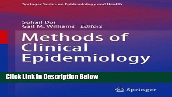 Books Methods of Clinical Epidemiology (Springer Series on Epidemiology and Public Health) Full