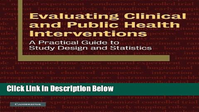 Ebook Evaluating Clinical and Public Health Interventions: A Practical Guide to Study Design and