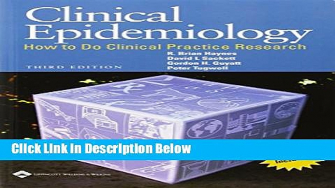 Books Clinical Epidemiology: How to Do Clinical Practice Research (CLINICAL EPIDEMIOLOGY