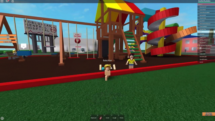 Roblox - Baby Gets a Flu Shot in the Butt! - Robloxian Hospital Roleplay - Gamer Chad Plays