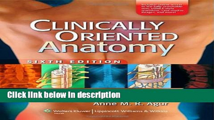 Ebook Clinically Oriented Anatomy, 6th Edition Free Online