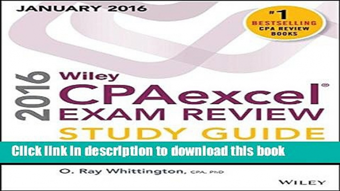 [Popular] Wiley CPAexcel Exam Review 2016 Study Guide January: Business Environment and Concepts