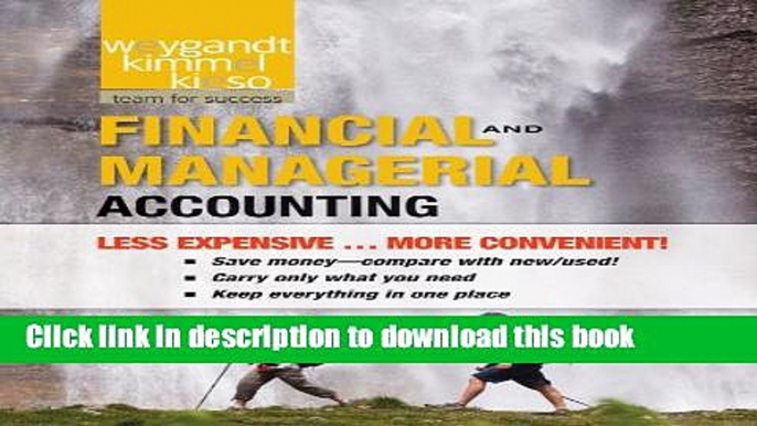 [Popular] Financial and Managerial Accounting Hardcover Collection