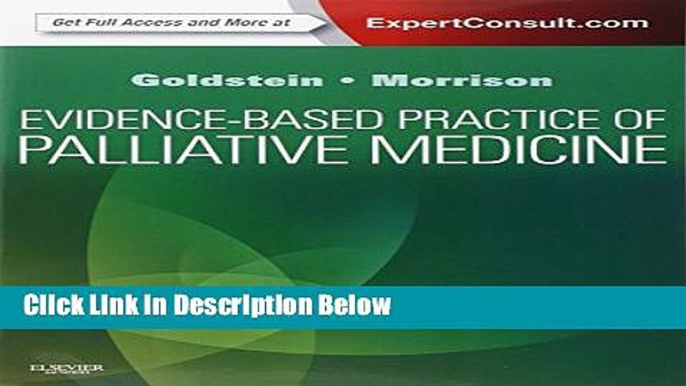 [PDF] Evidence-Based Practice of Palliative Medicine: Expert Consult: Online and Print, 1e [Full