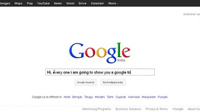 Google Funny Search Tilt - I am Feeling Lucky - Google Search Tricks(1)