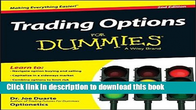 [Popular] Trading Options For Dummies Kindle Free