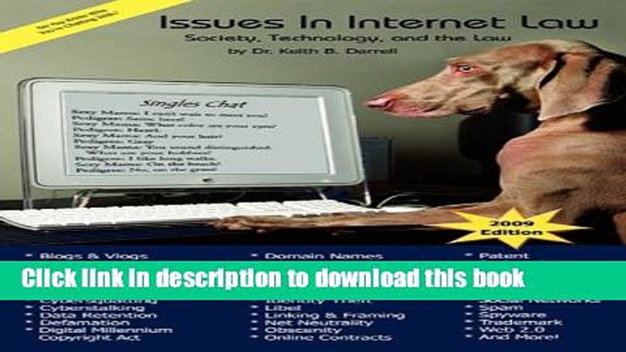 [Download] Issues In Internet Law: Society, Technology, and the Law Kindle Collection