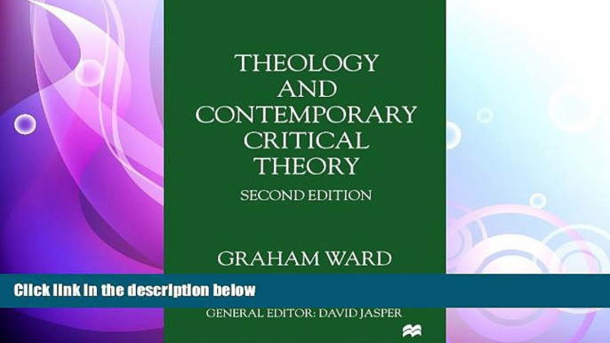 different   Theology and Contemporary Critical Theory (Studies in Literature and Religion)