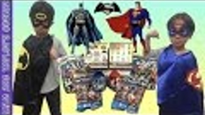 JUSTICE LEAGUE Batman vs Superman Surprise Eggs, Blind Boxes, Blind Bags | Liam and Taylor's Corner