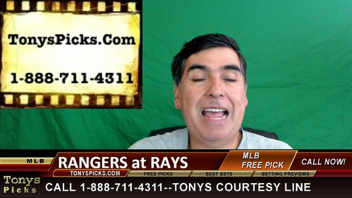 Tampa Bay Rays vs. Texas Rangers Free Pick Prediction MLB Baseball Odds Series Preview
