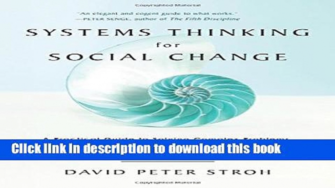 [Popular] Systems Thinking For Social Change: A Practical Guide to Solving Complex Problems,