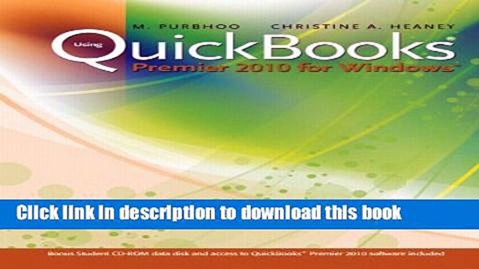 [Popular] Using QuickBooks Premier 2010 for Windows Hardcover Collection