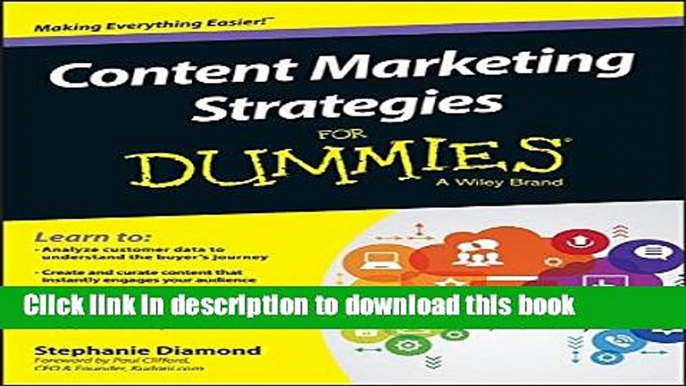 [Popular] Content Marketing Strategies For Dummies Hardcover Collection