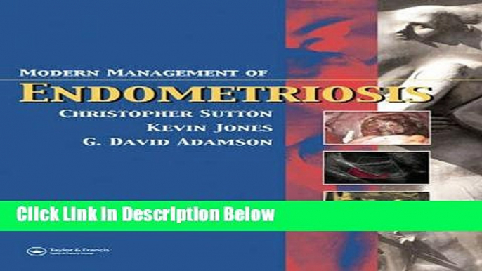 Books Modern Management of Endometriosis Free Download