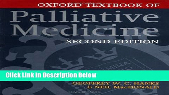 Ebook Oxford Textbook of Palliative Medicine Free Online