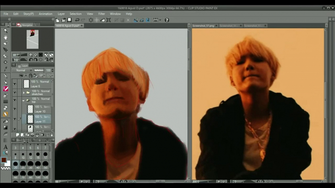 160818 BTS Suga - Speed Paint (AGUST D) #2