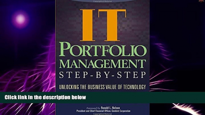 Big Deals  IT Portfolio Management: Unlocking the Business Value of Technology  Best Seller Books