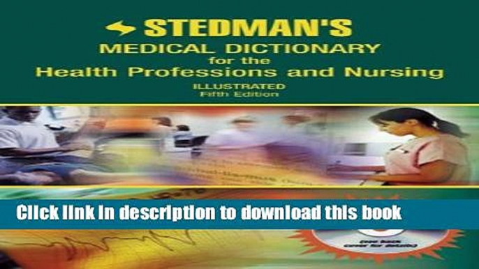 Collection Book Stedman s Medical Dictionary for the Health Professions and Nursing, Fifth Edition