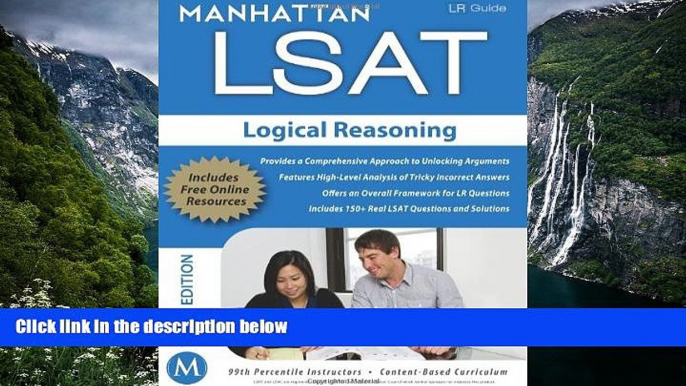 Deals in Books  Manhattan LSAT Logical Reasoning Strategy Guide, 3rd Edition (Manhattan LSAT