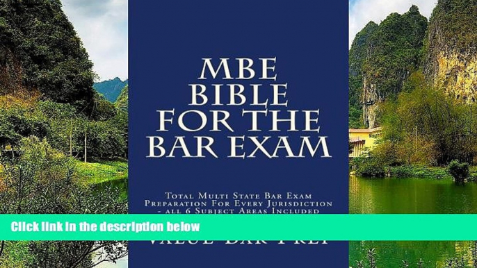 Deals in Books  MBE Bible For The Bar Exam: Total Multi State Bar Exam Preparation For Every