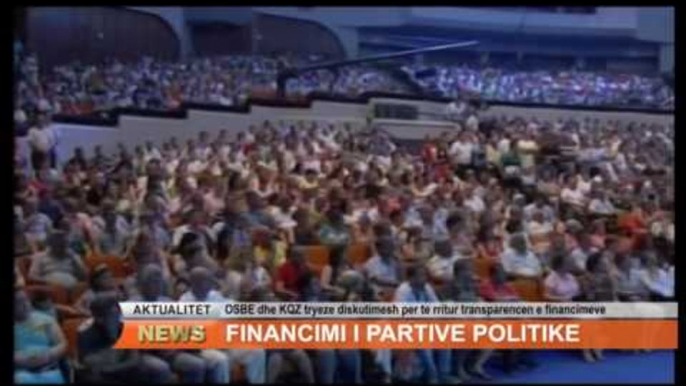 OSBE PER FINANCIMIN E PARTIVE POLITIKE