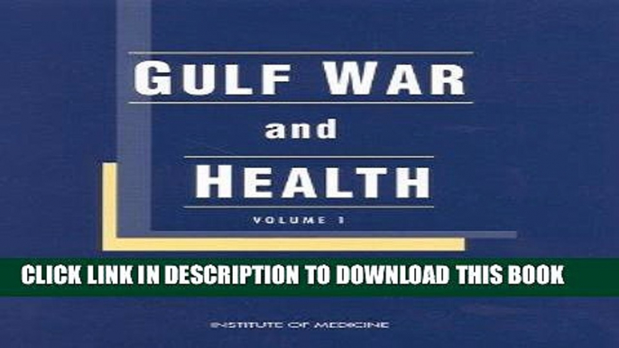 Ebook Gulf War and Health, Volume 1: Depleted Uranium, Pyridostigmine Bromide, Sarin, Vaccines