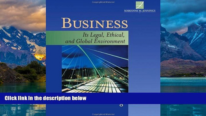 Books to Read  Business: Its Legal, Ethical, and Global Environment  Best Seller Books Most Wanted