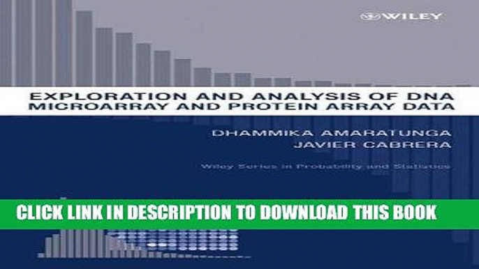 Ebook Exploration and Analysis of DNA Microarray and Protein Array Data (Wiley Series in