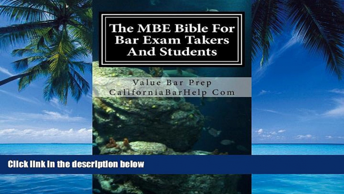 Books to Read  The MBE Bible For Bar Exam Takers And Students: Multi-State bible for bar