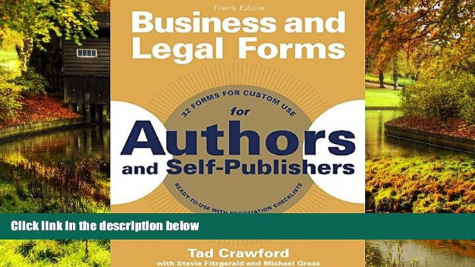 Must Have  Business and Legal Forms for Authors and Self-Publishers (Business and Legal Forms