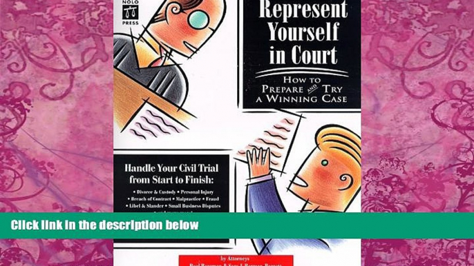 Big Deals  Represent Yourself in Court: How to Prepare and Try a Winning Case (2nd ed)  Full