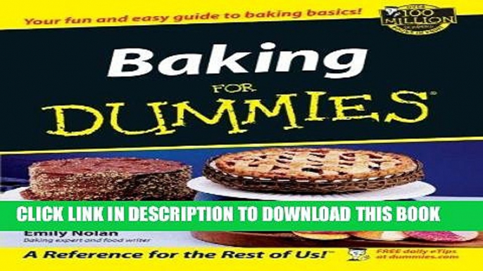 [New] Ebook Baking For Dummies Free Online