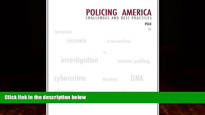 Books to Read  Policing America: Challenges and Best Practices (Careers in Law Enforcement and