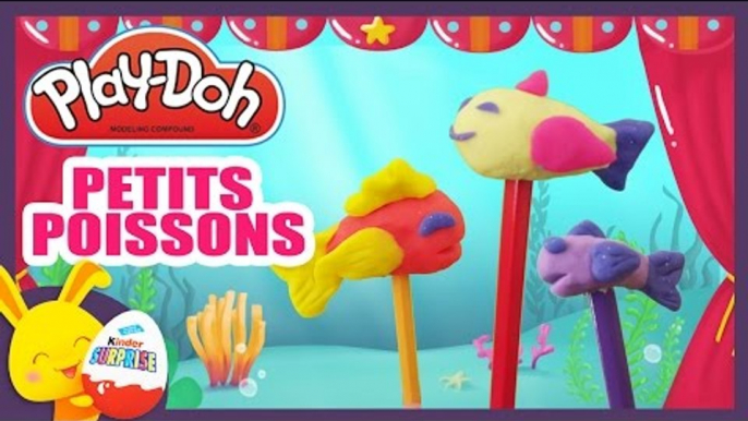 Les petits poissons dans l'eau - Comptine en pâte à modeler Play-Doh