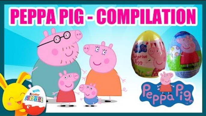 PEPPA PIG - Compilation JOUETS - Oeufs surprises - Poupées gigognes - Pâte à modeler