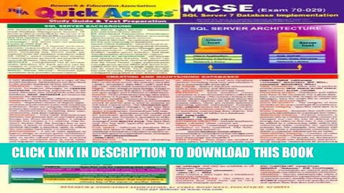 Collection Book MCSE SQL Server 7.0 Database Implementation, Exam 70-210 Quick Access (Quick