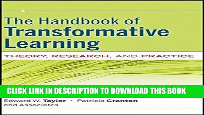 Collection Book The Handbook of Transformative Learning: Theory, Research, and Practice