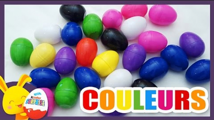 Compétition des couleurs - Oeufs surprises pour apprendre les couleurs - Titounis