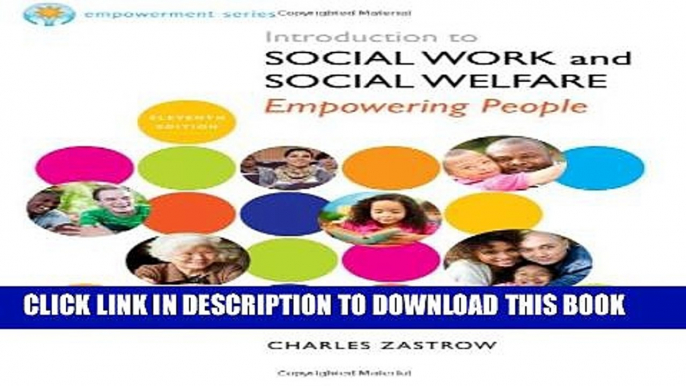 Collection Book Brooks/Cole Empowerment Series: Introduction to Social Work and Social Welfare