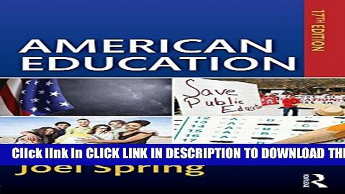 Collection Book American Education (Sociocultural, Political, and Historical Studies in Education)