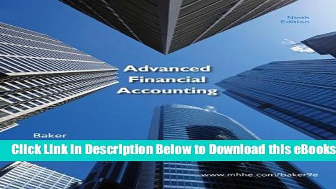 [Download] Loose-Leaf Advanced Financial Accounting Free Books