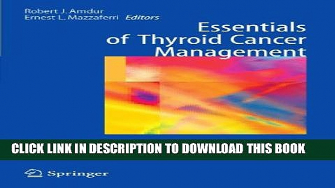 New Book Essentials of Thyroid Cancer Management