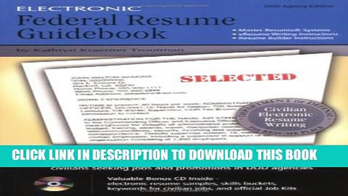 [PDF] Electronic Federal Resume Guidebook Full Collection