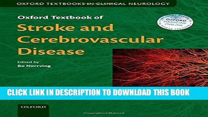 [PDF] Oxford Textbook of Stroke and Cerebrovascular Disease (Oxford Textbooks in Clinical