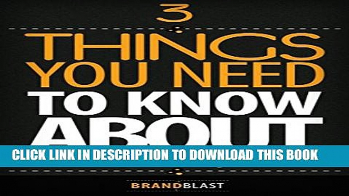 Collection Book 3 Things You Need To Know About Making Money Online: Everything You Wish You Knew