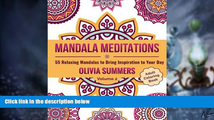 Big Deals  Adult Coloring Book: 55 Relaxing Mandalas to Bring Inspiration to Your Day (Mandala