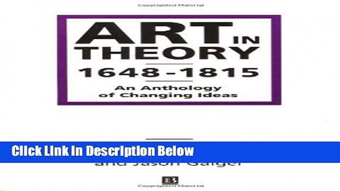 [PDF] Art in Theory 1648-1815: An Anthology of Changing Ideas [Online Books]