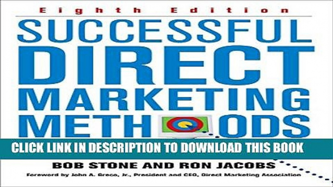 Collection Book Successful Direct Marketing Methods: Interative, Database, and Customer-based